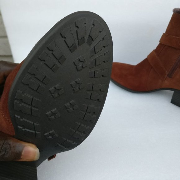 24hr Comfort- NATURALIZER 100%Waterproof Leather Lined Fall/Winter Ankle boot 9w - Picture 4 of 13